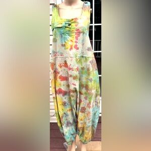 Colorful Tie-Dye Jumpsuit